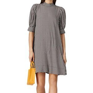 GANNI Gingham Mini Dress